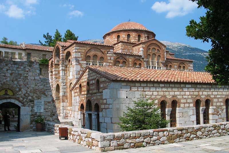 صومعه دفنی، یونان