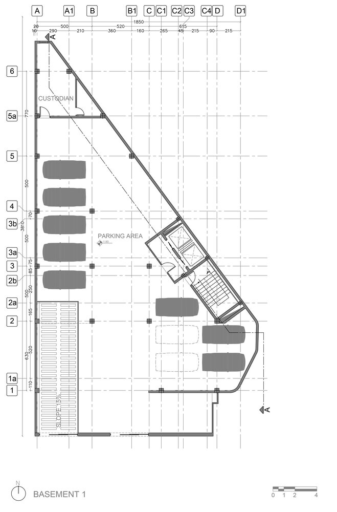  basement plan Niayesh Office Building