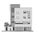 طراحی نمای آپارتمان مسکونی شماره 3