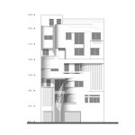 طراحی نمای آجری مسکونی ساختمان منهای 43 متر 