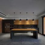 طراحی داخلی آشپزخانه ویلای آبان