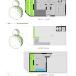 پلان آپارتمان مسکونی خانه ای برای یک درخت